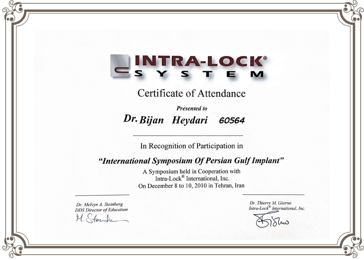 گواهینامه پنج - certificate